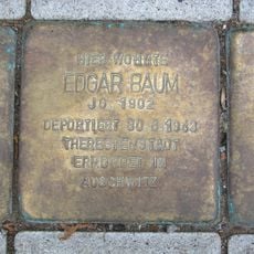 Stolperstein em memória de Edgar Baum