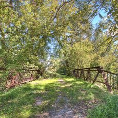 Steel bridge over Black Creek