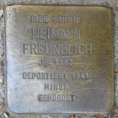 Stolperstein en memoria de Heimann Freundlich