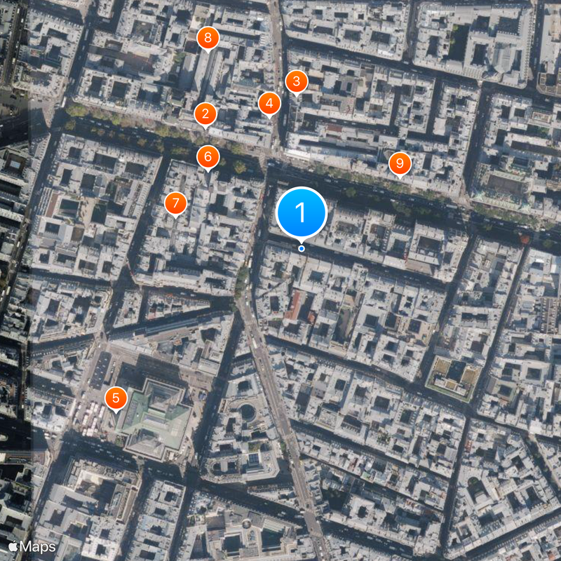 Rive Droite Map