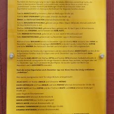Commemorative plaque