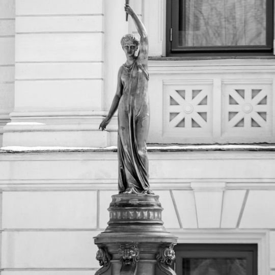 Night godness statue