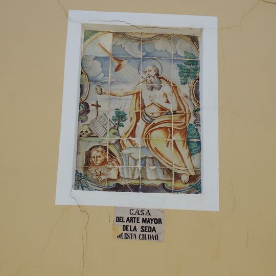 Retáblo cerámico de San Jerónimo