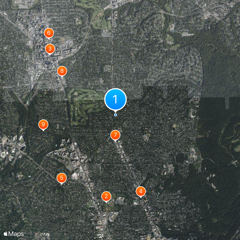 Chevy Chase Map