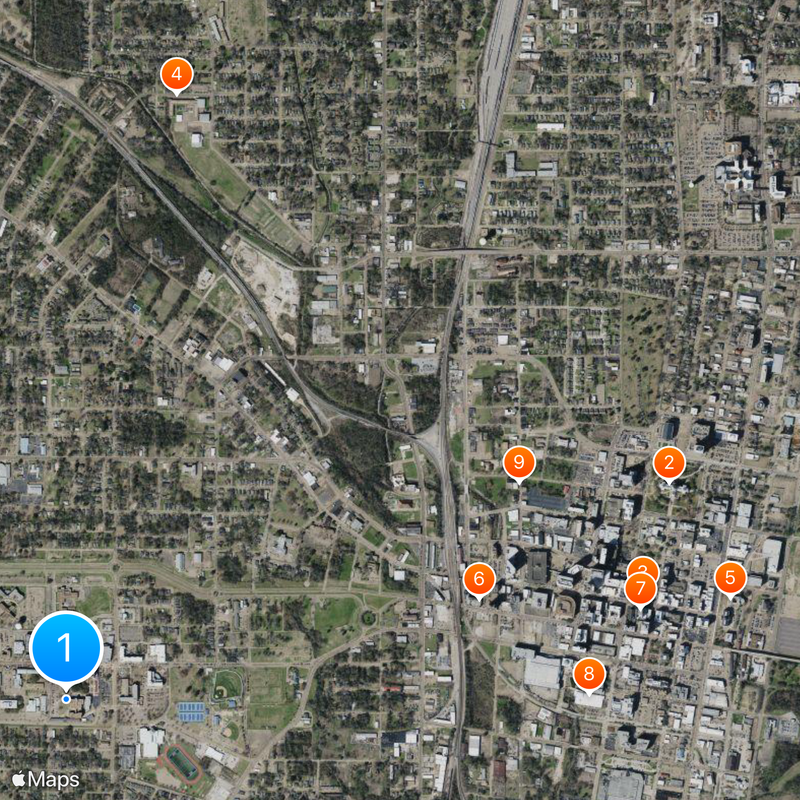 Jackson State University Map