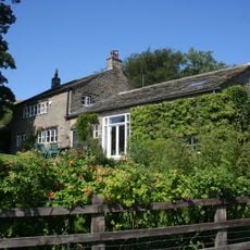 Wood Barn Farmhouse and adjoining barn