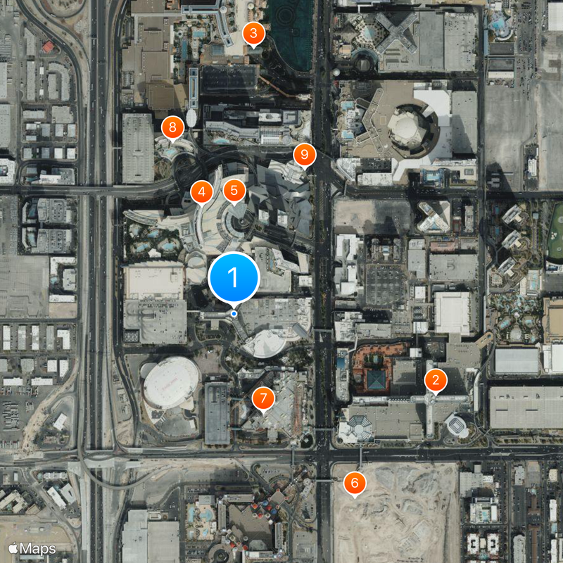 Monte Carlo Resort and Casino Mapa