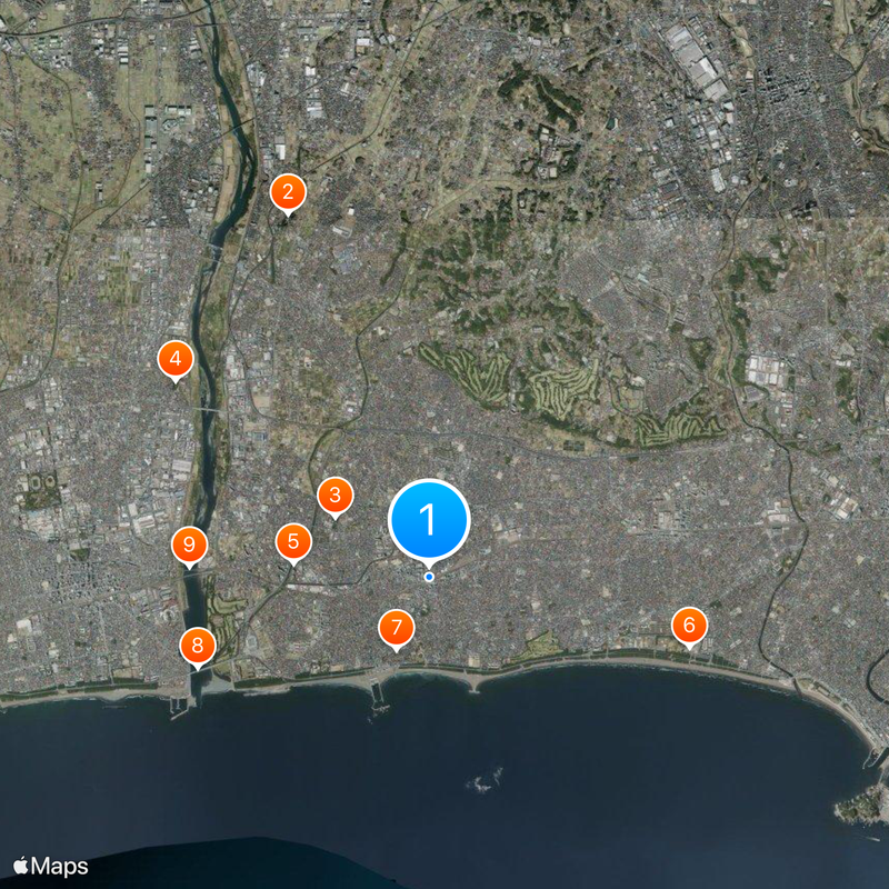 Chigasaki Station Map