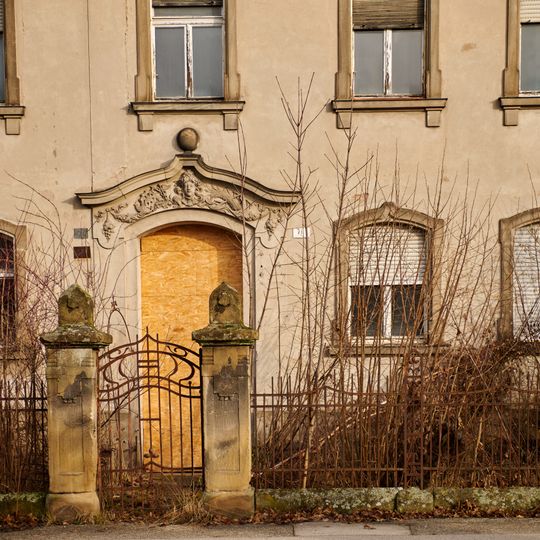 Einfriedung Eyber Straße 71; Eyber Straße 71a in Ansbach
