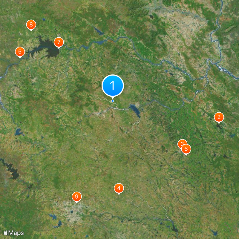 Sri Raja Rajeshwara temple Map