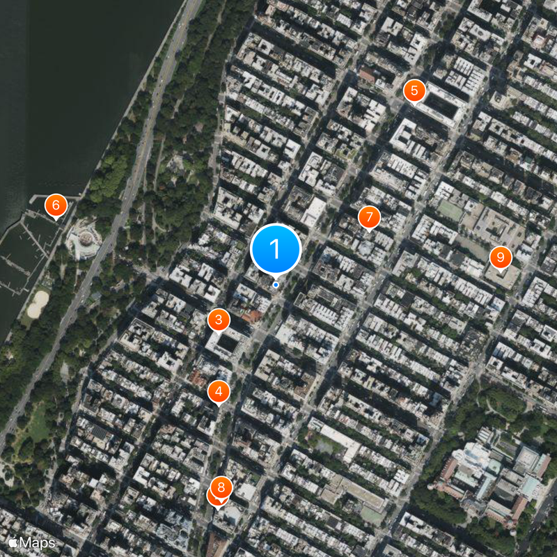 Zabar's Map