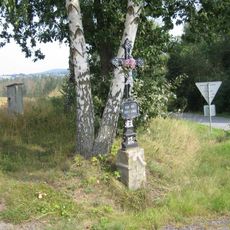 Kříž u křižovatky silnic Želiv-Koberovice a Jiřice-Senožaty