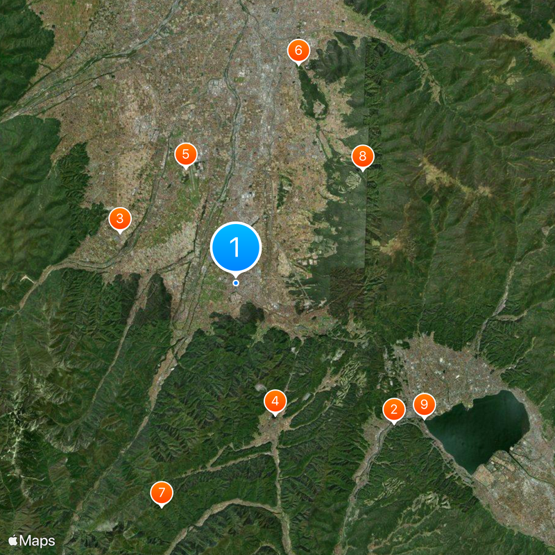 Shiojiri Station Map