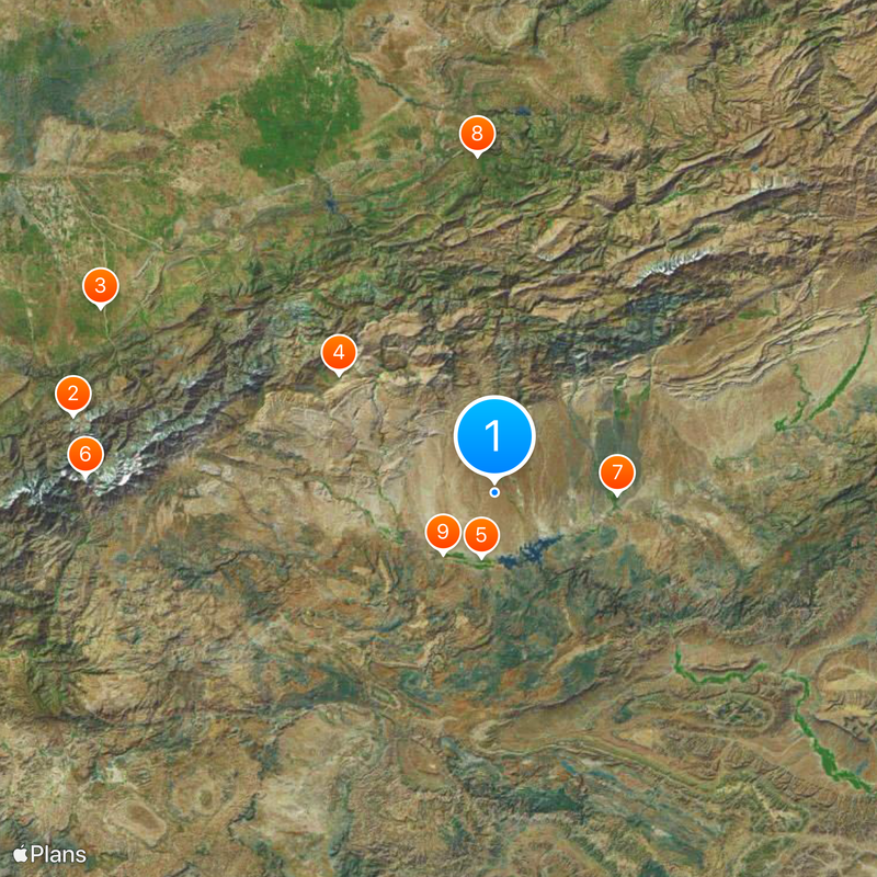Ouarzazate solar power station Map