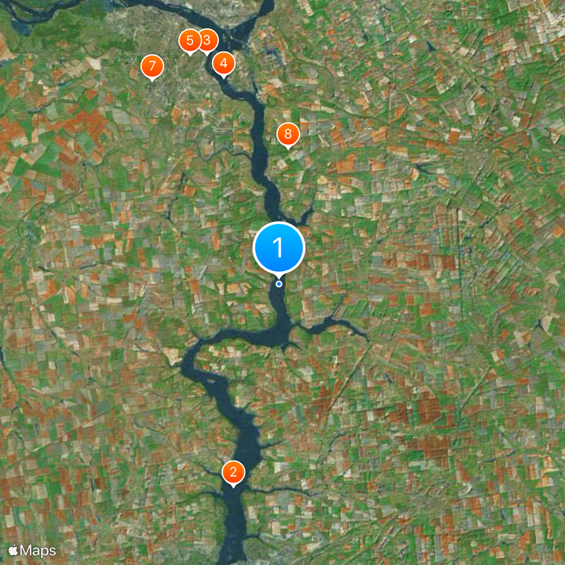 Dnieper Rapids Map
