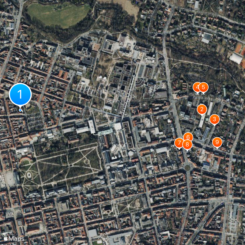 University of Erlangen–Nuremberg Map