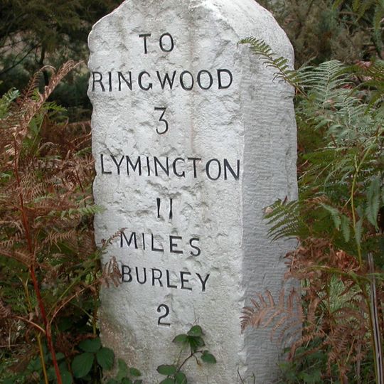 Milestone 300M East Of Knaves Ash, Crow Hill