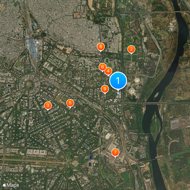 School of Planning and Architecture, New Delhi Map