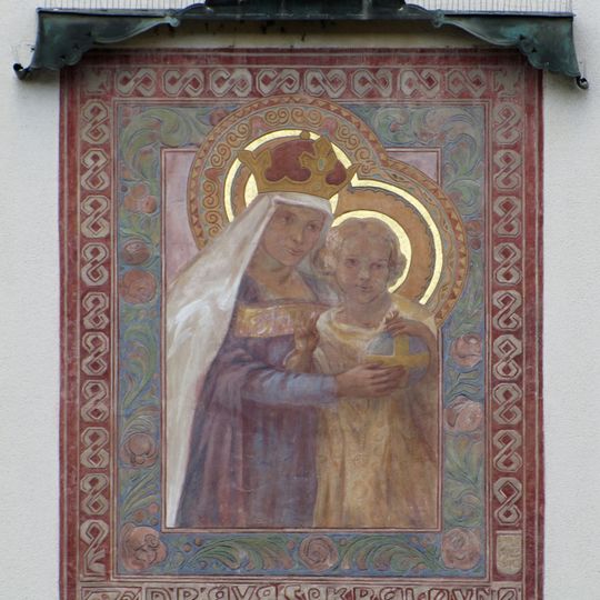 Obrázek Madony na kostele Nanebevzetí v Kyjově