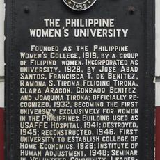 The Philippine Women’s University historical marker