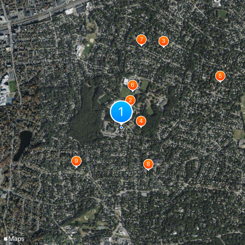 Boston College Law School Map
