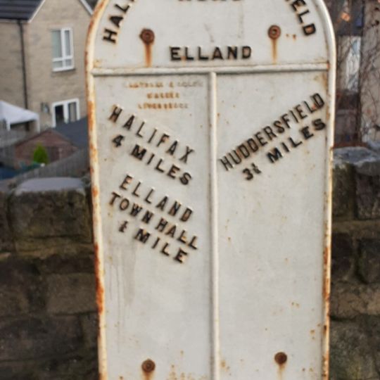 Milestone 200 Metres On Right After Ainley Bottom