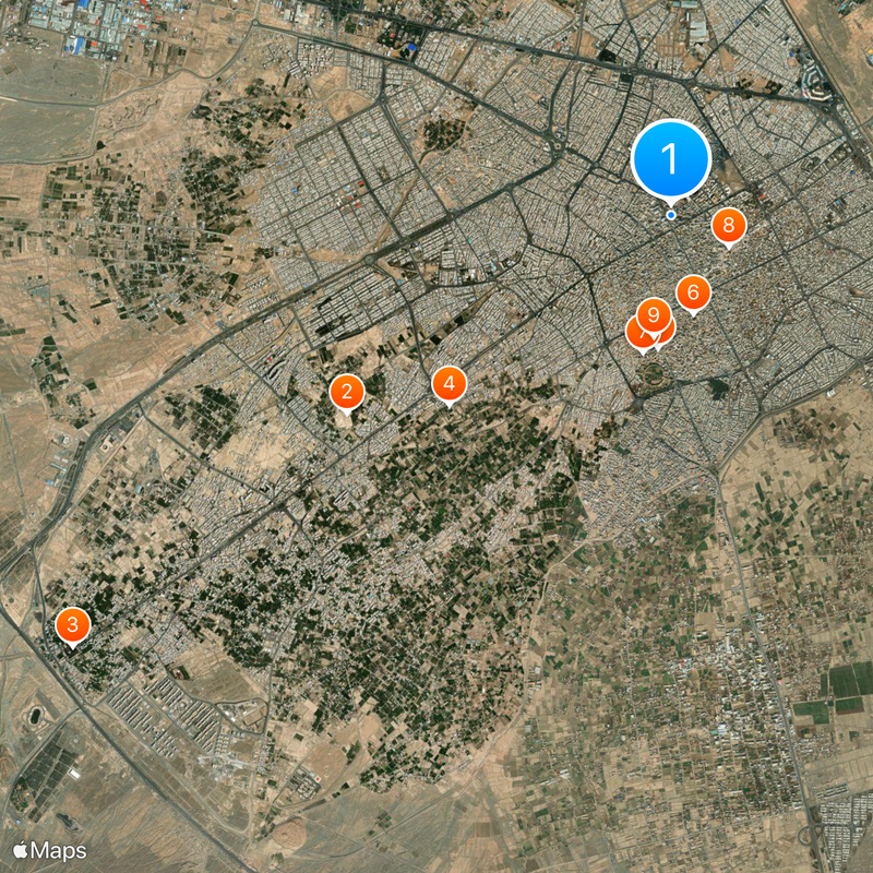 Kashan Map