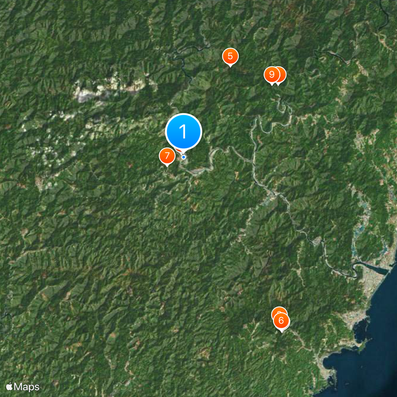 Sacred Sites and Pilgrimage Routes in the Kii Mountain Range Map