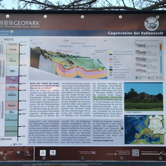 Gegensteine bei Ballenstedt