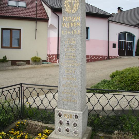 Památník obětem 1. sv. války v Miřeticích