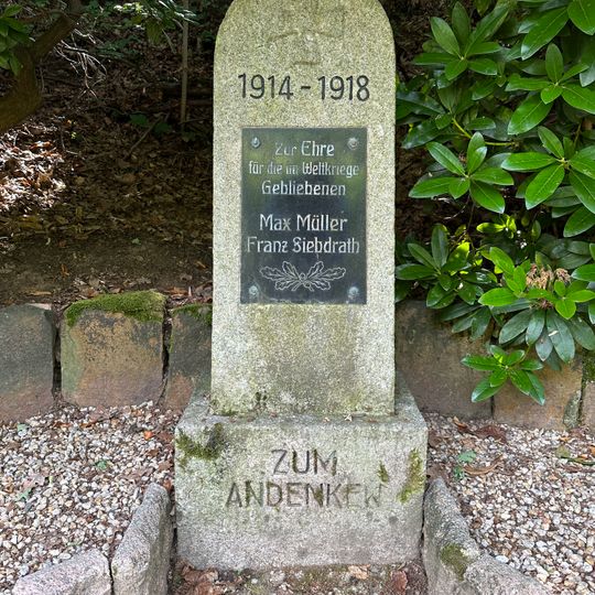 Denkmal für die Gefallenen des 1. Weltkrieges Giegengrün -