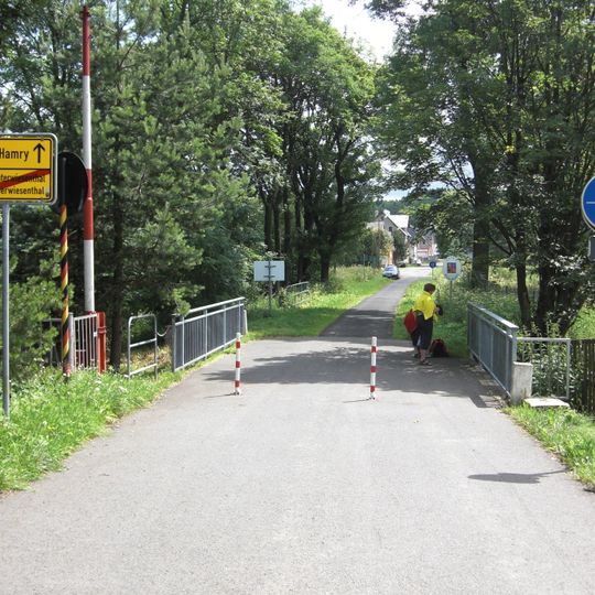 Grenzbrücke Hammerunterwiesenthal – České Hamry