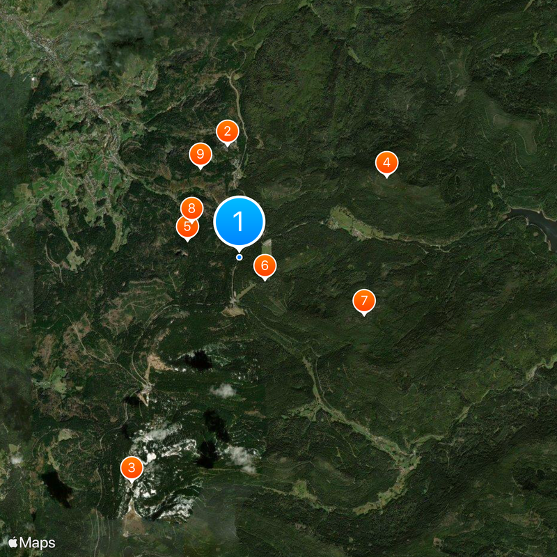 Schwarzwaldhochstraße Map