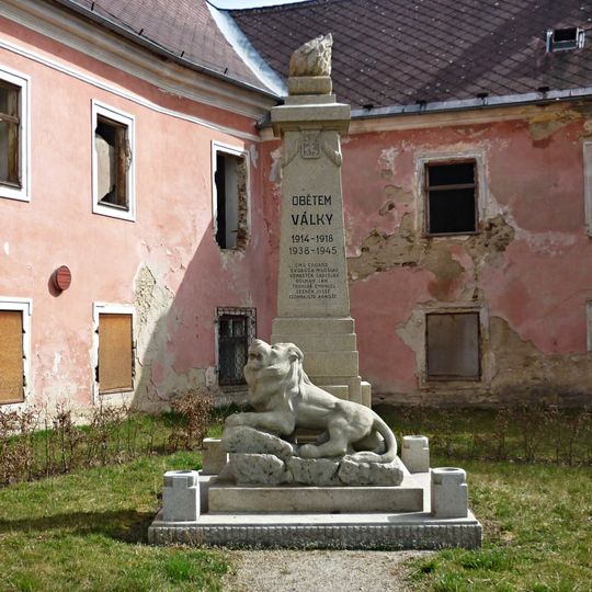 World wars memorial in Nová Včelnice