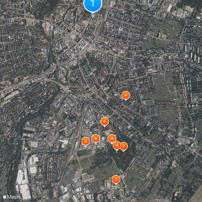 Chemnitz University of Technology Map