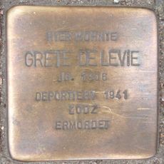 Stolperstein dedicated to Grete de Levie