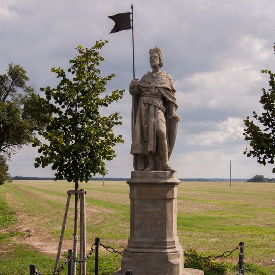 Statue of Saint Wenceslaus in Stránka