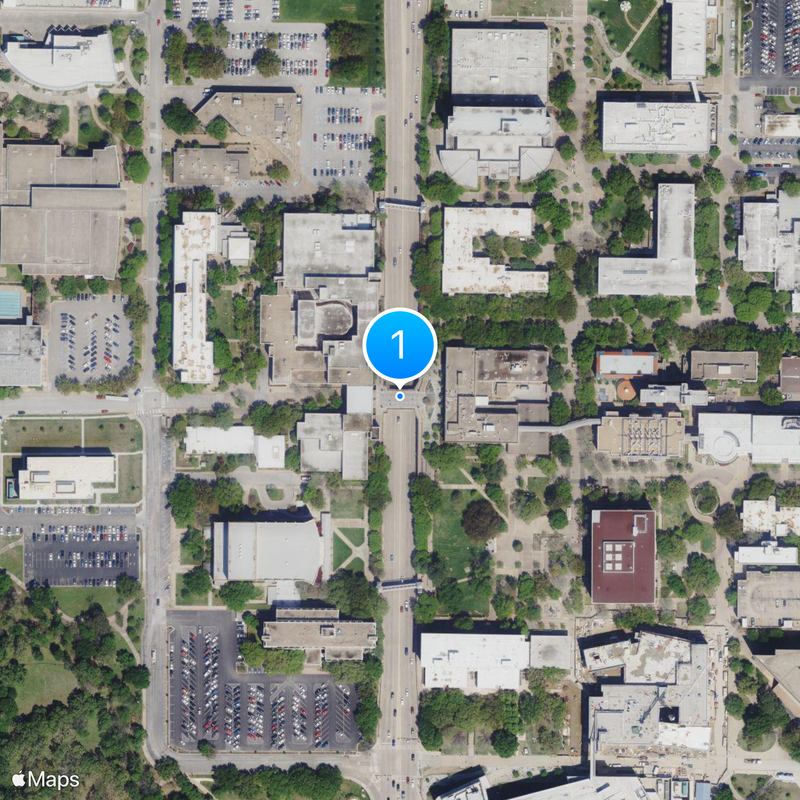 University of Texas at Arlington Map