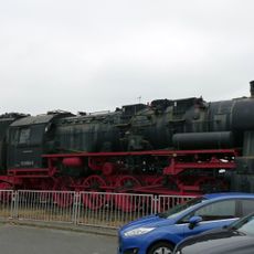 Denkmal Dampflokomotive am Bahnhof Bautzen