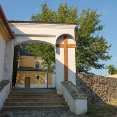 Dřevěný kříž v Zábřehu na ulici Komenského