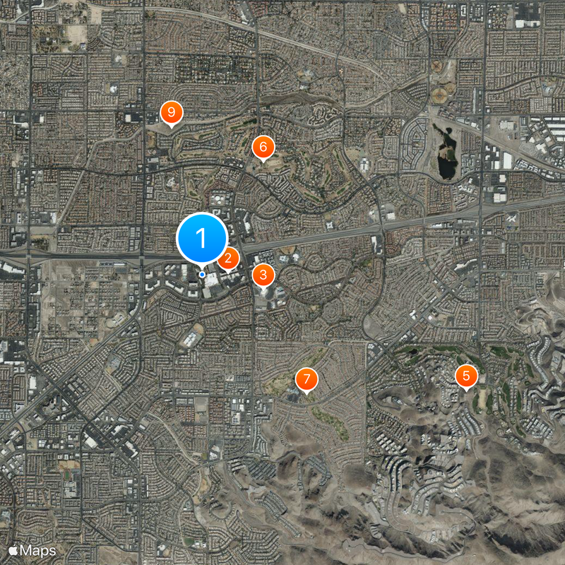 Green Valley Ranch Map