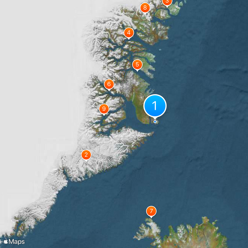 Ittoqqortoormiit Mapa
