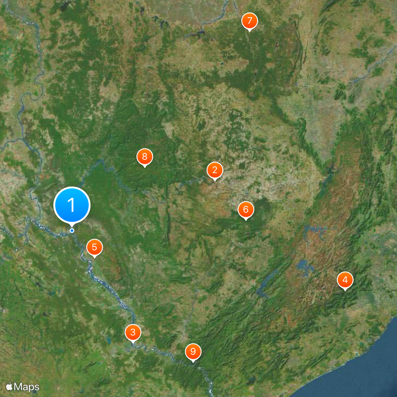 Indravati River Map