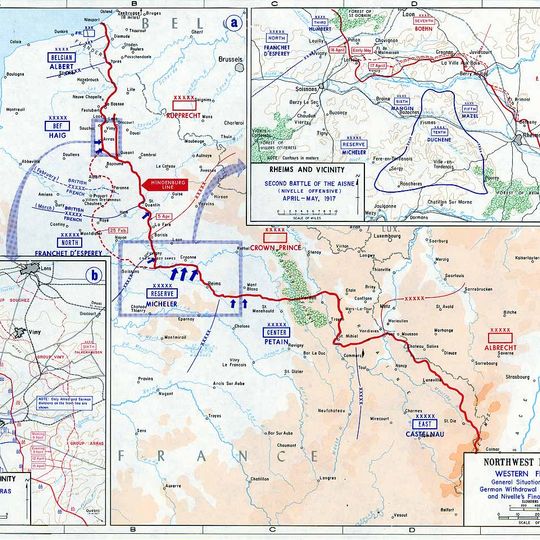 Nivelle Offensive - Franco-British offensive on the Western Front in ...