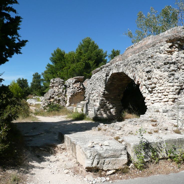 Aquädukt und Mühle von Barbegal