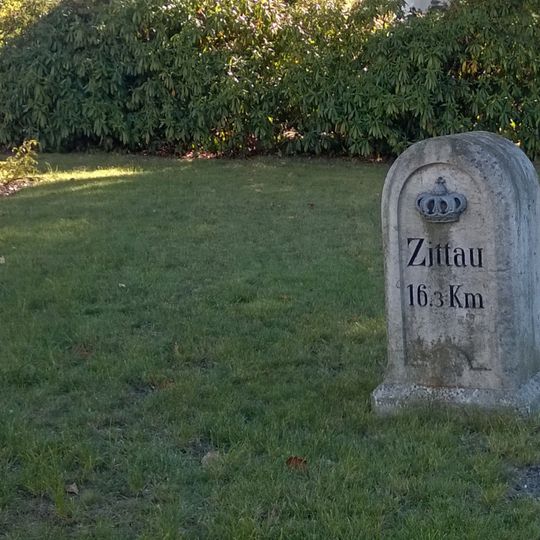 Kgl.-sächs. Postmeilenstein Löbauer Straße