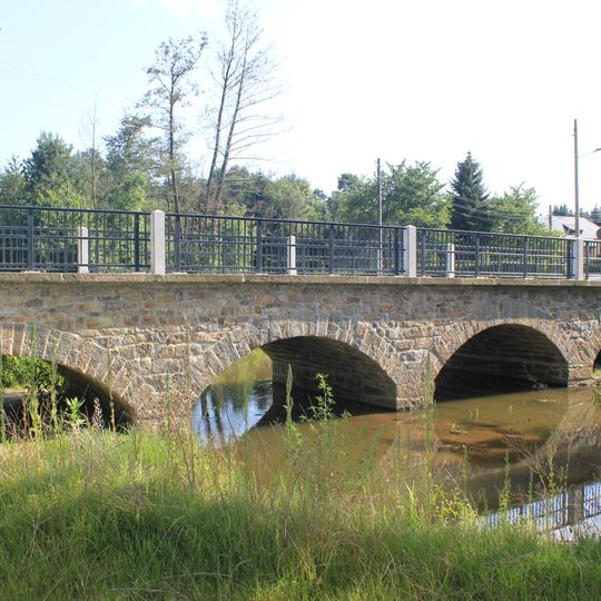Brücke über das Hoyerswerdaer Schwarzwasser in Sollschwitz
