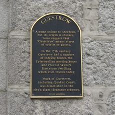 Commemorative plaque to Guestrow
