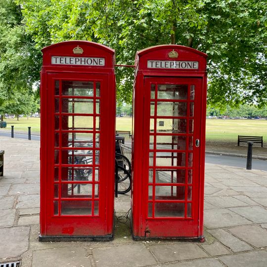 Pair Of K6 Telephone Kiosks