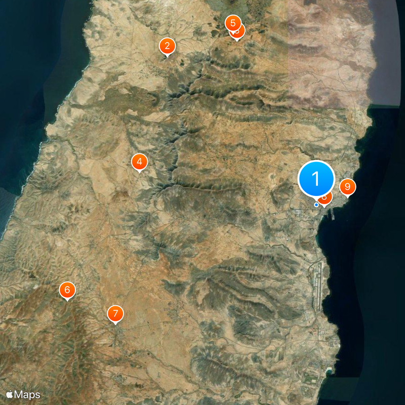 Puerto del Rosario Mappa